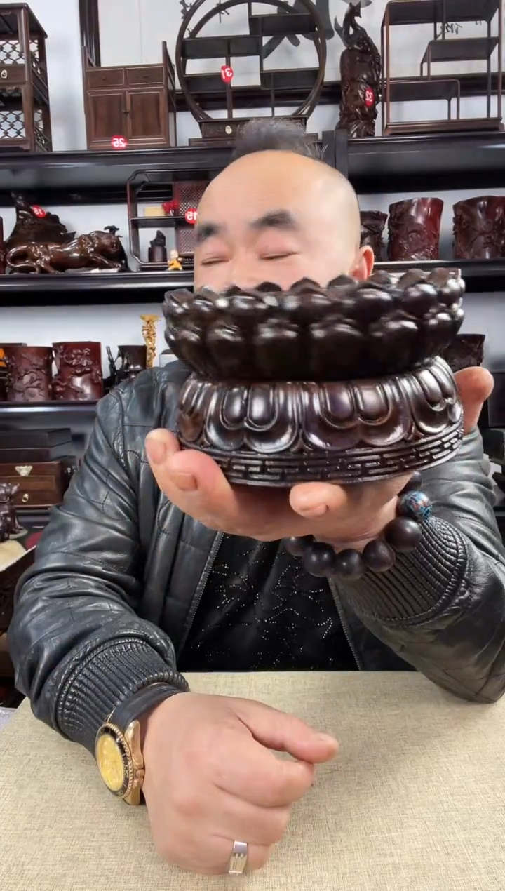 木老李红木工艺品大转