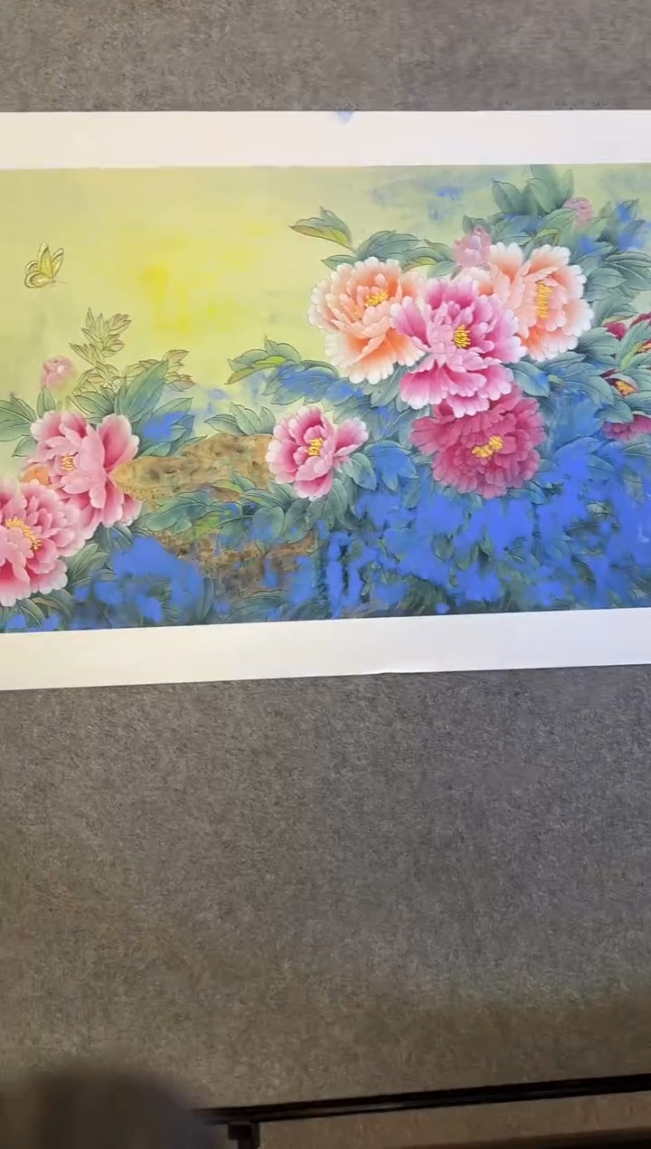 书法C19/富贵花开国花牡丹墨宝————————