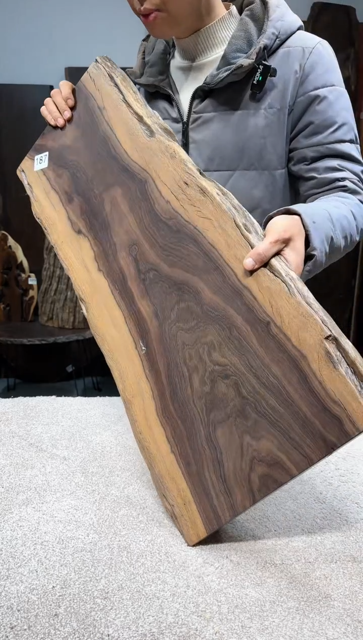 【闪购商品】风车木（黑檀木）尺寸78*35*2.3编号187