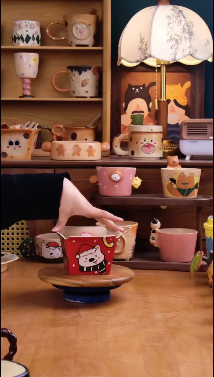 摆件陶景德镇原创手工陶瓷