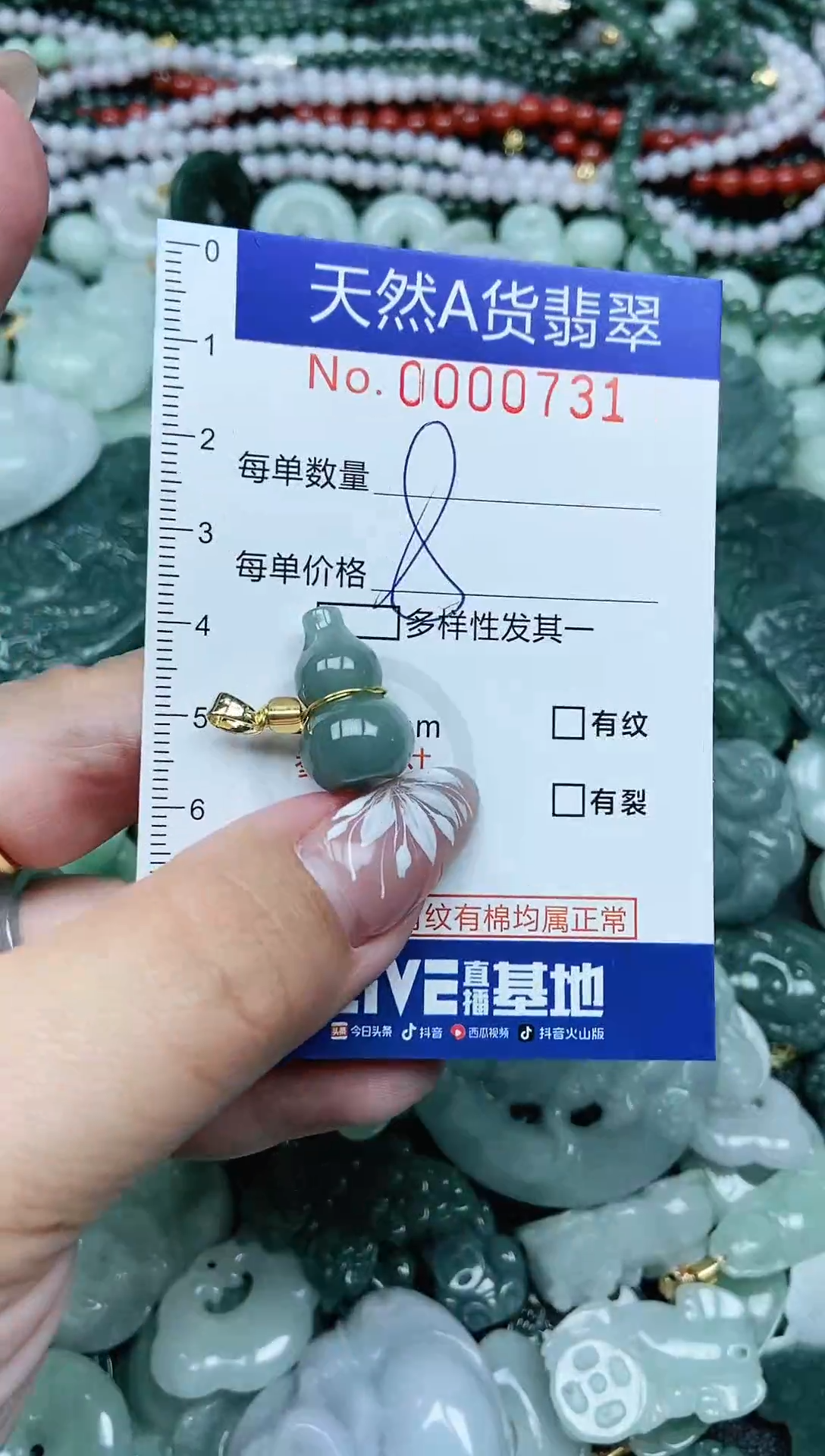 颈饰未镶嵌翡翠天然A货 支持复检