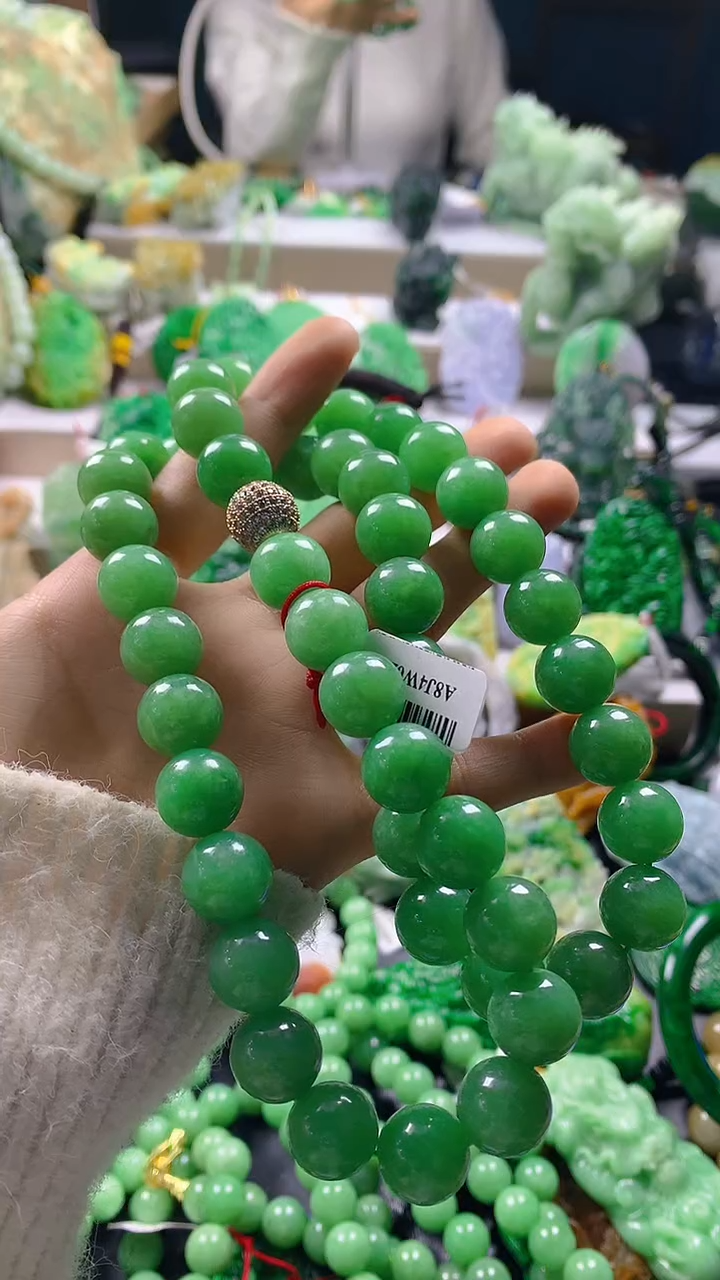 颈饰未镶嵌翡翠雾*天然缅甸a货翡翠