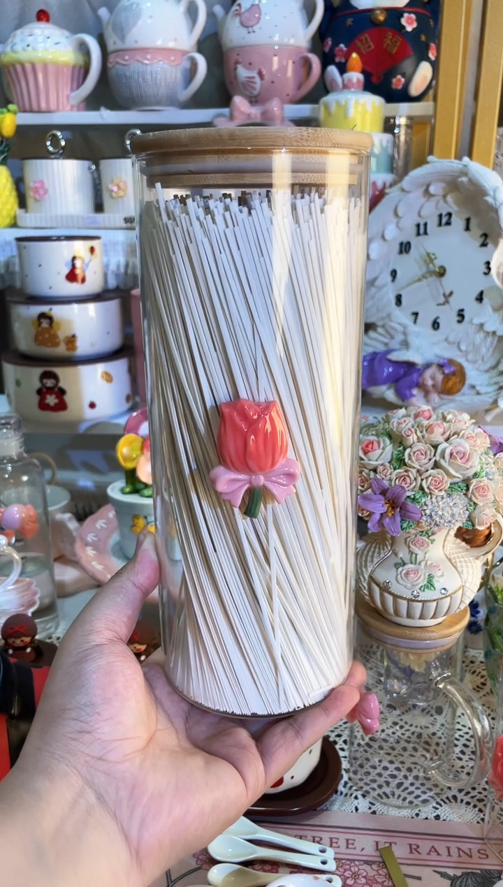 【闪购商品】瓷片高颜值又实用的 苗条罐