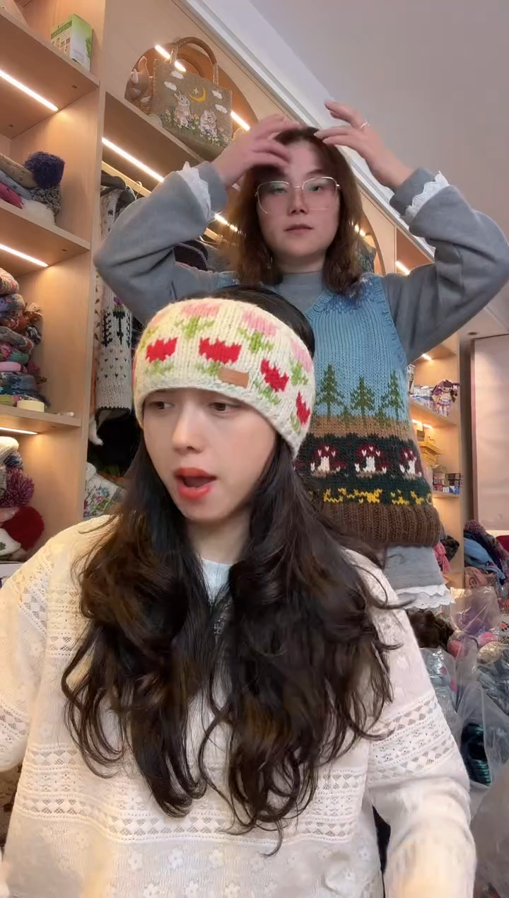 羊毛美利奴郁金香发带