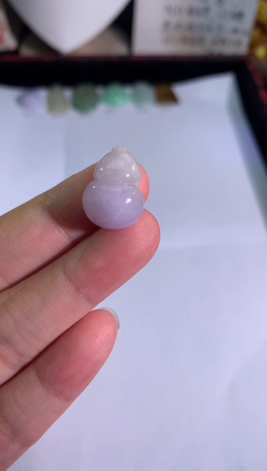 未镶嵌裸石翡翠紫葫芦