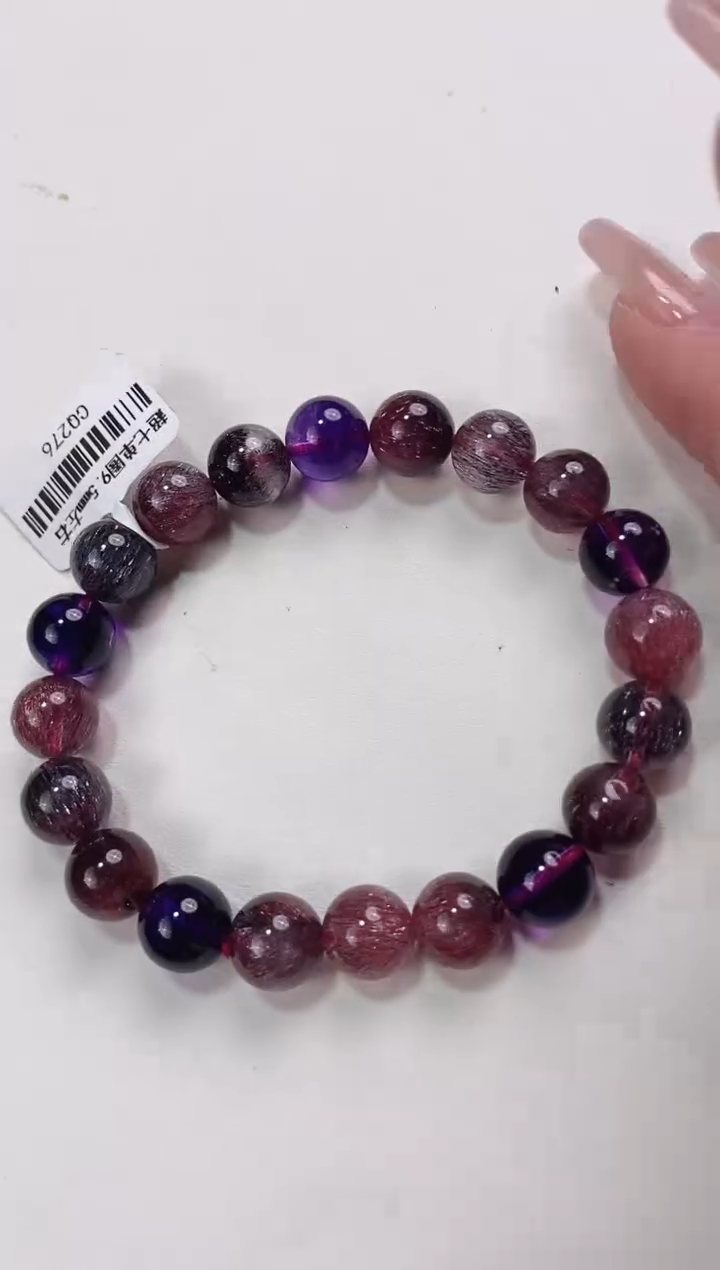 【闪购商品】水晶超七单圈9.5*未镶嵌多人多样性发其一