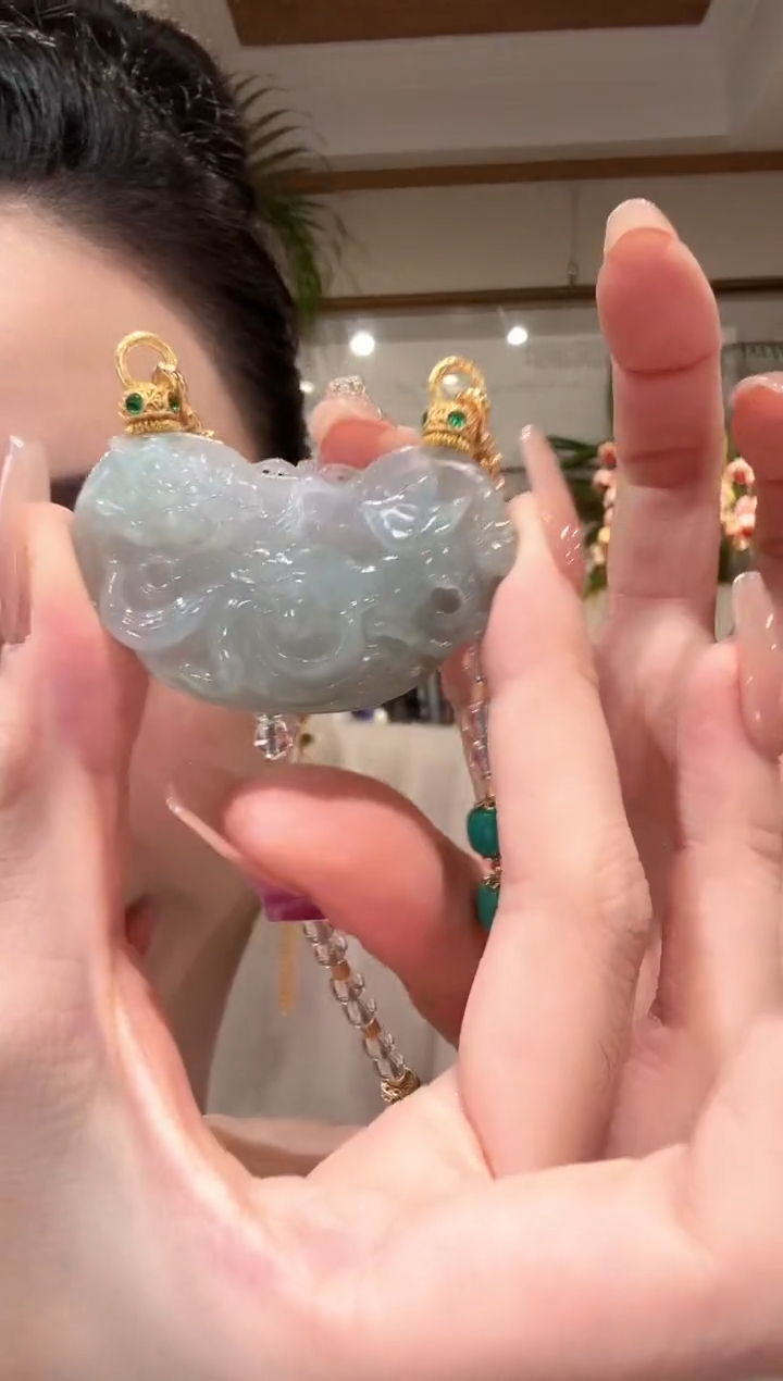 【闪购商品】翡翠颈饰未镶嵌国风