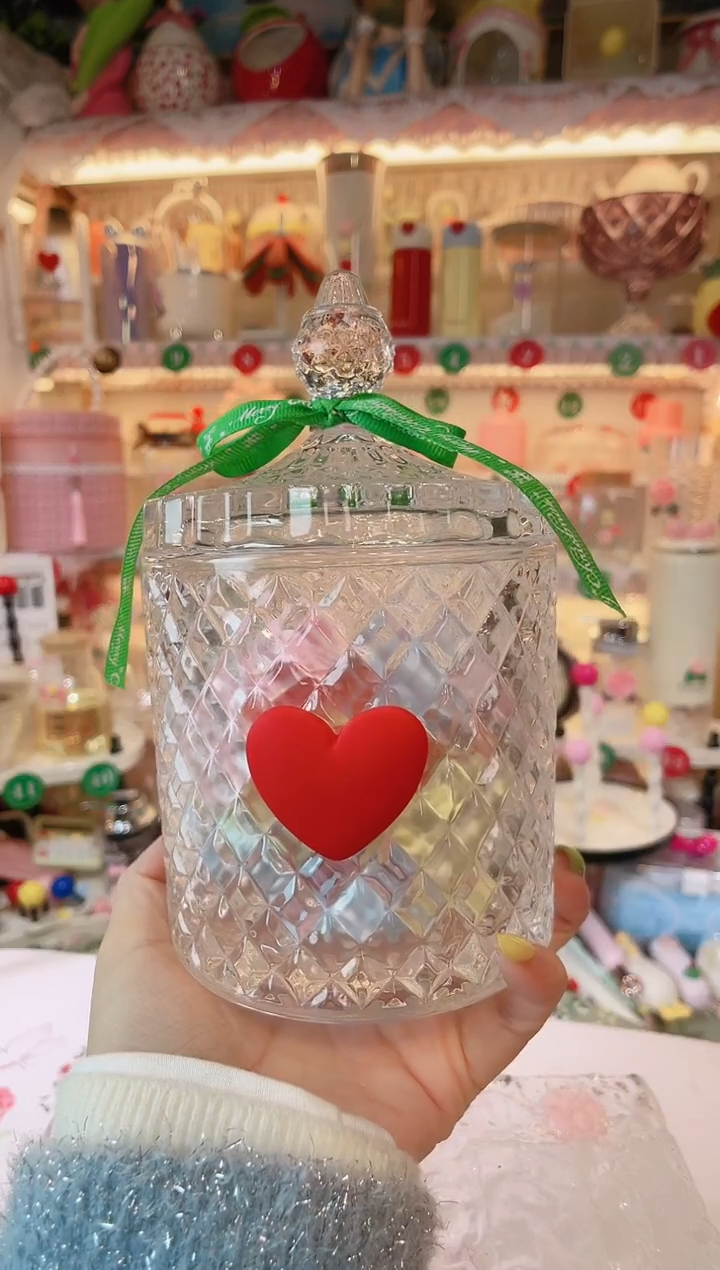 【闪购商品】摆件爱心糖缸品质好，发货快，放心拍