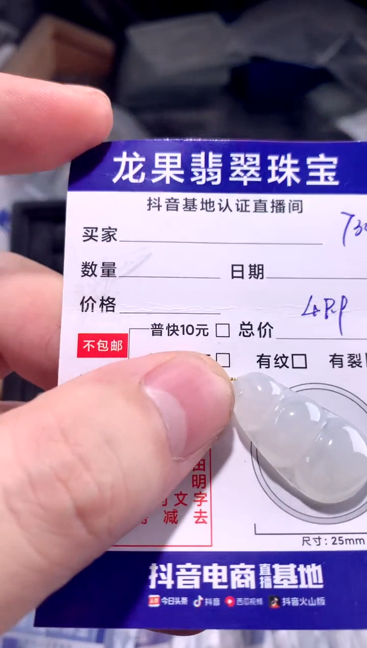 颈饰未镶嵌翡翠豆子730