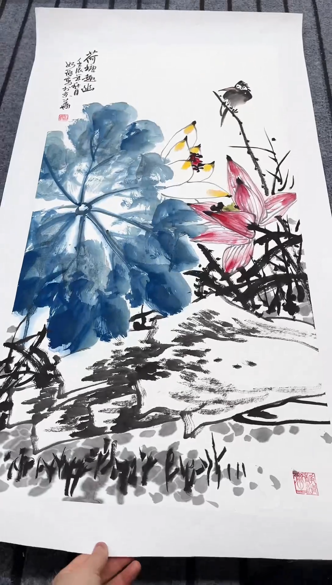 精品国画花鸟作品