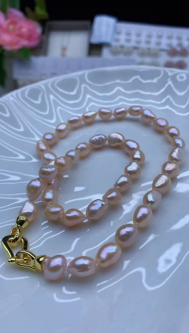 【闪购商品】淡水珍珠颈饰未镶嵌淡水珍珠项链