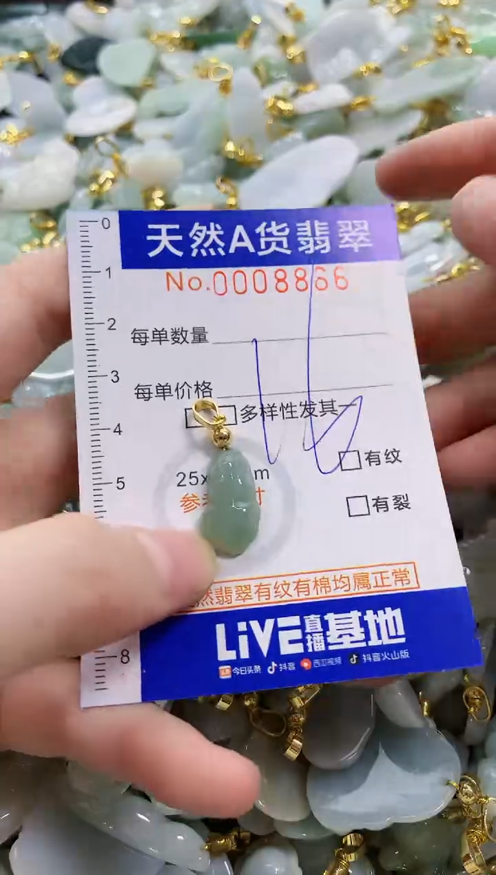 颈饰未镶嵌翡翠天然A货翡翠