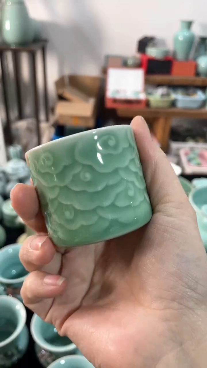 【闪购商品】特价 微瑕 慧仙青瓷