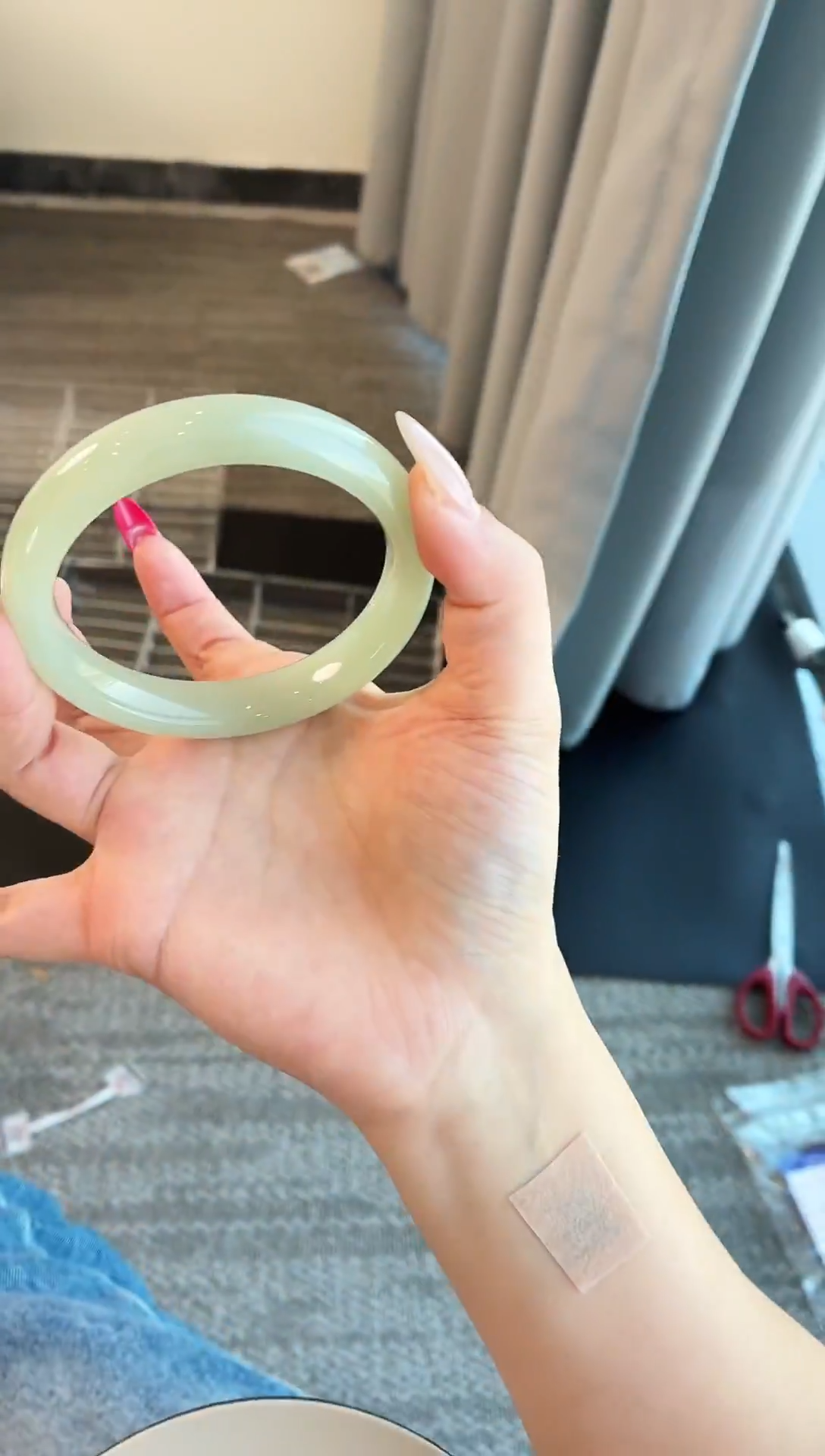 未镶嵌手镯石英质玉25.55