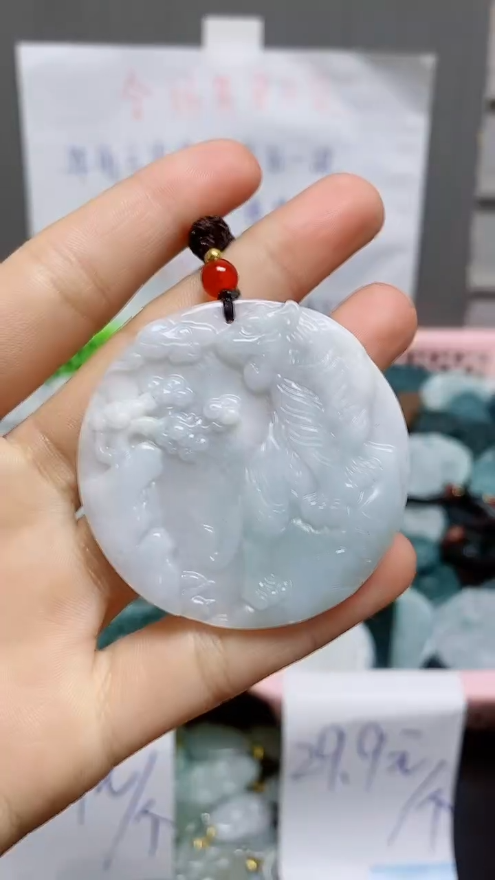 【闪购商品】翡翠颈饰未镶嵌 天然翡翠A货