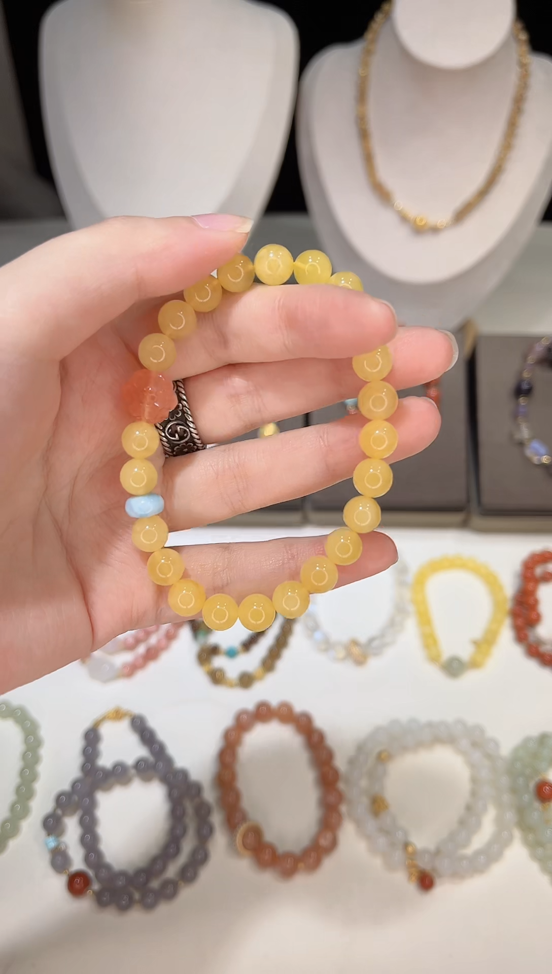 【闪购商品】蜜蜡手链未镶嵌019蜜蜡