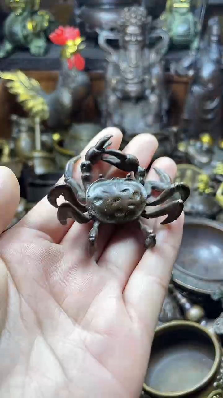 闪购链接，点击下单，有运费险，铜摆件