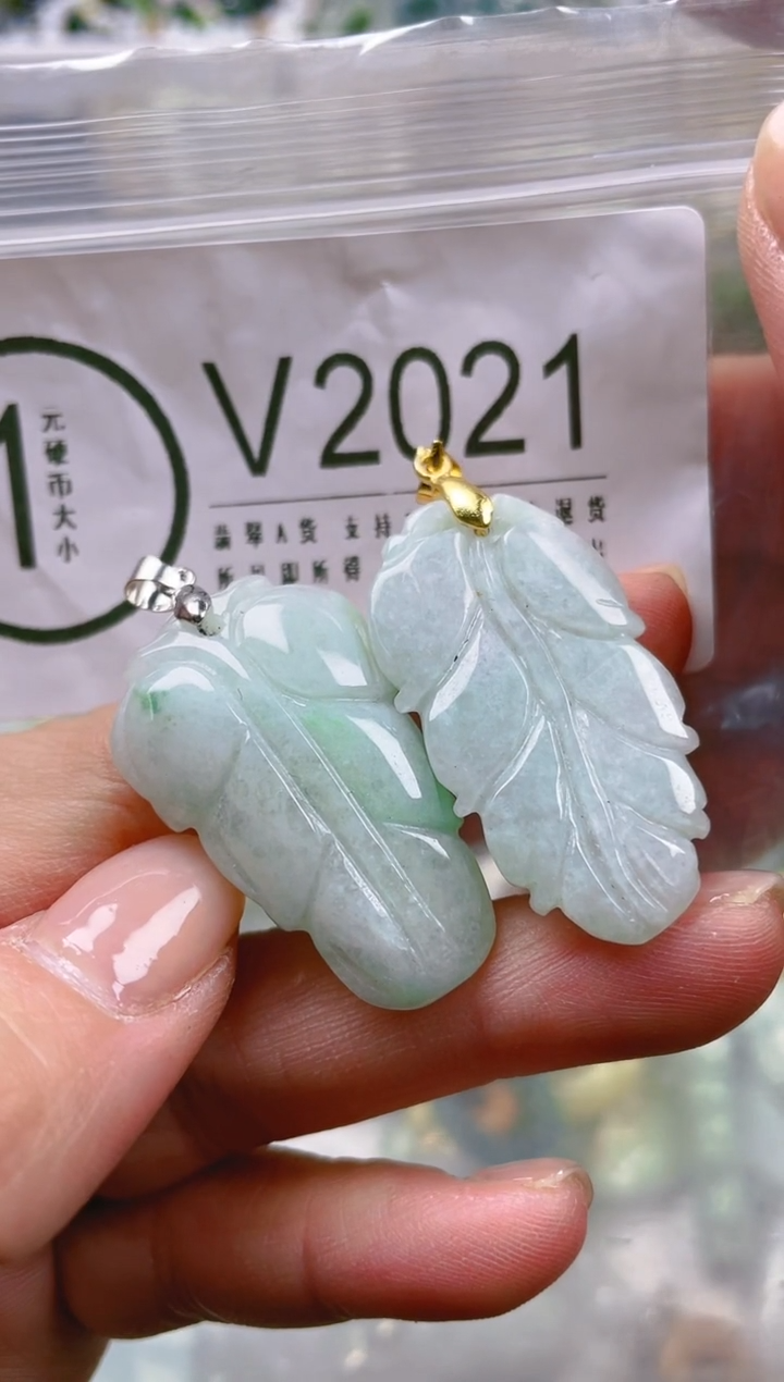 【闪购商品】翡翠颈饰未镶嵌/Q/翡翠A货一图一物