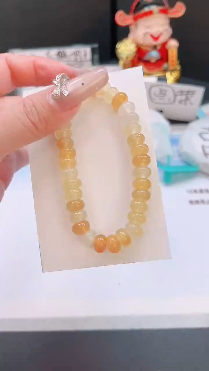 未镶嵌手链石英质玉黄龙手链多样性发货