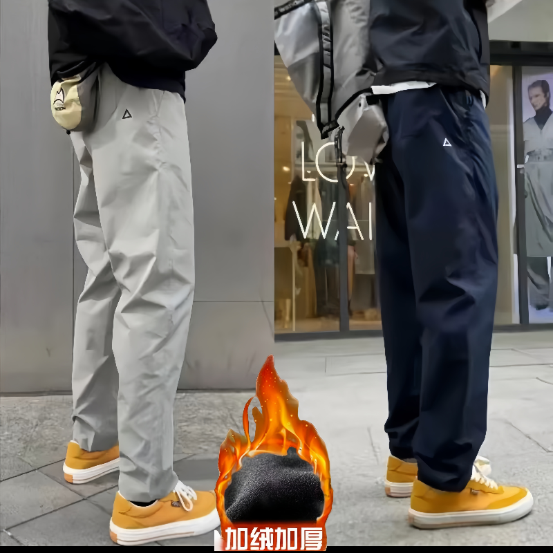 2025秋季新款户外工装裤男女同款机能软壳冲锋裤防风三防休闲长裤