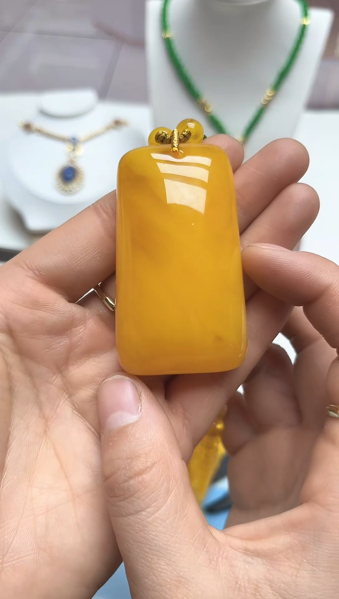 铜合金琉璃铜合金锡合金项链5362
