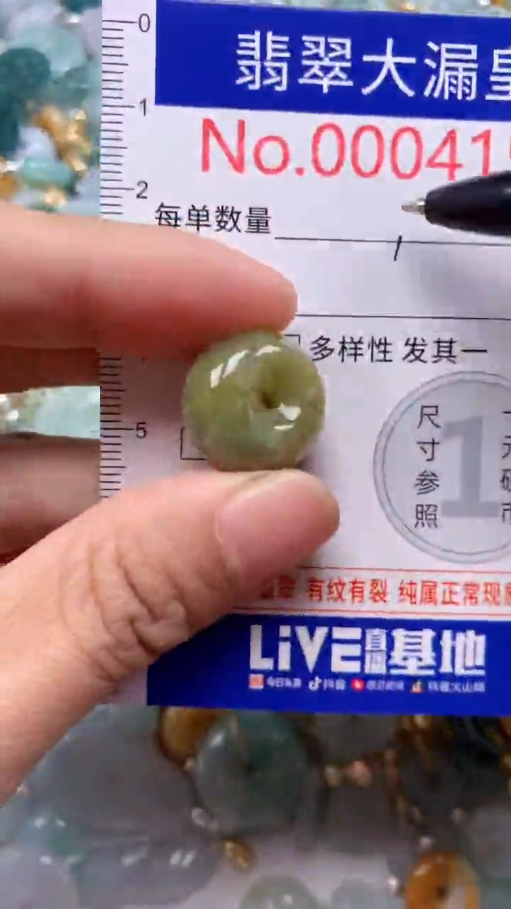 翡翠未镶嵌吊坠(不含链)4154