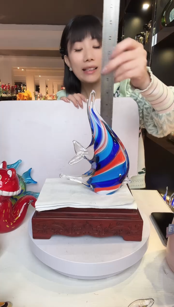 【闪购商品】茶盏琉璃摆件家居摆件