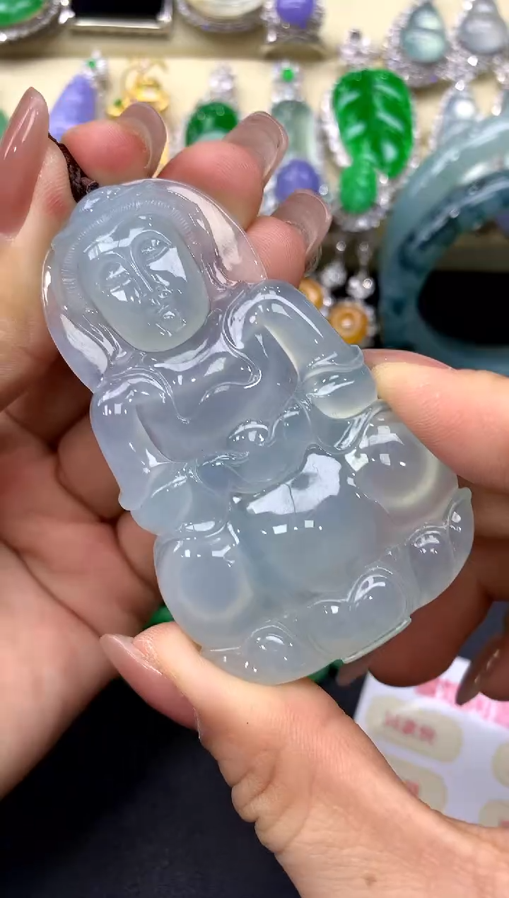 颈饰未镶嵌翡翠359-中国好珍宝