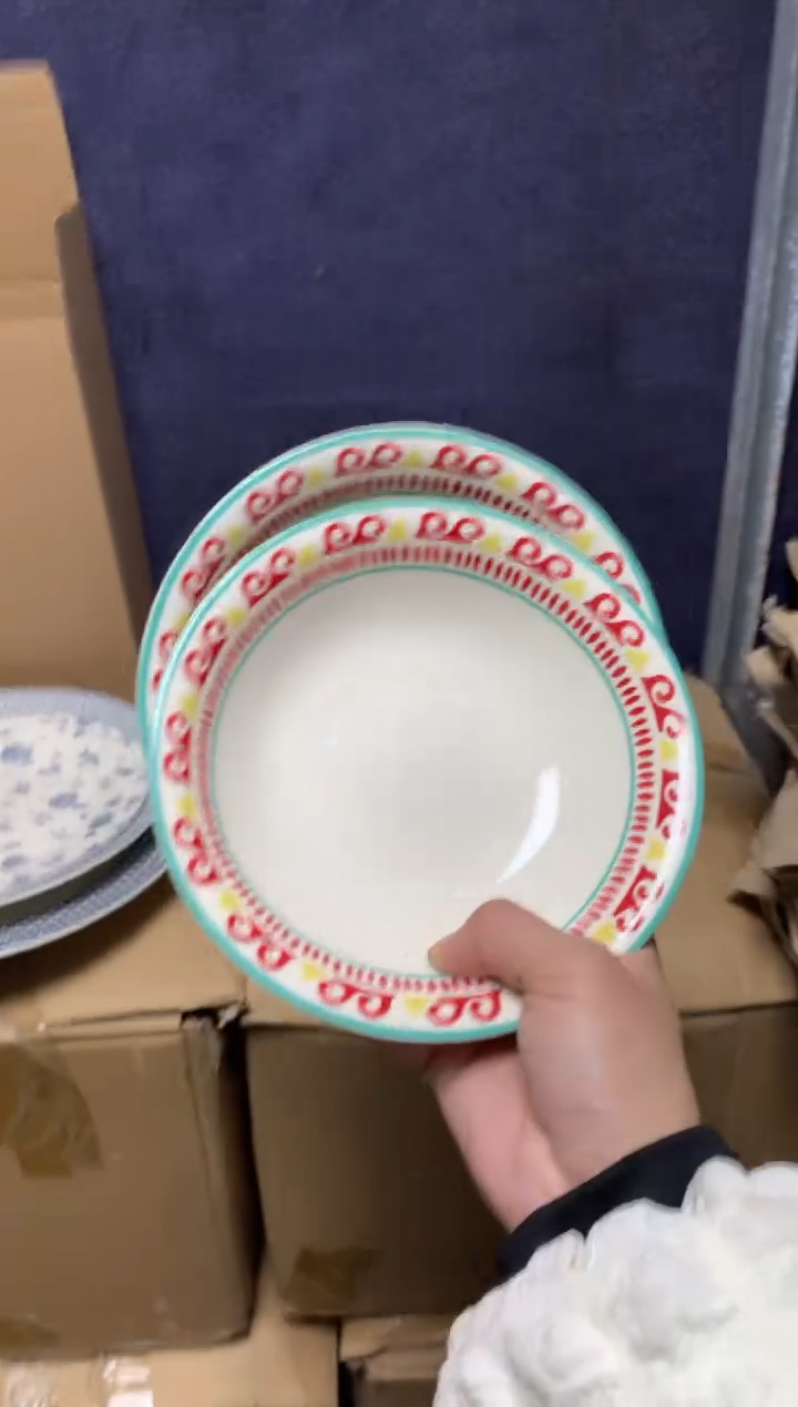 【闪购商品】瓷片陶瓷原单CC751餐具2个