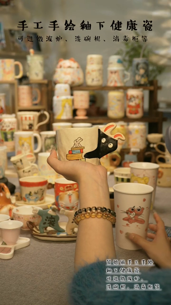 【闪购商品】杯景德镇手工手作陶瓷&A774