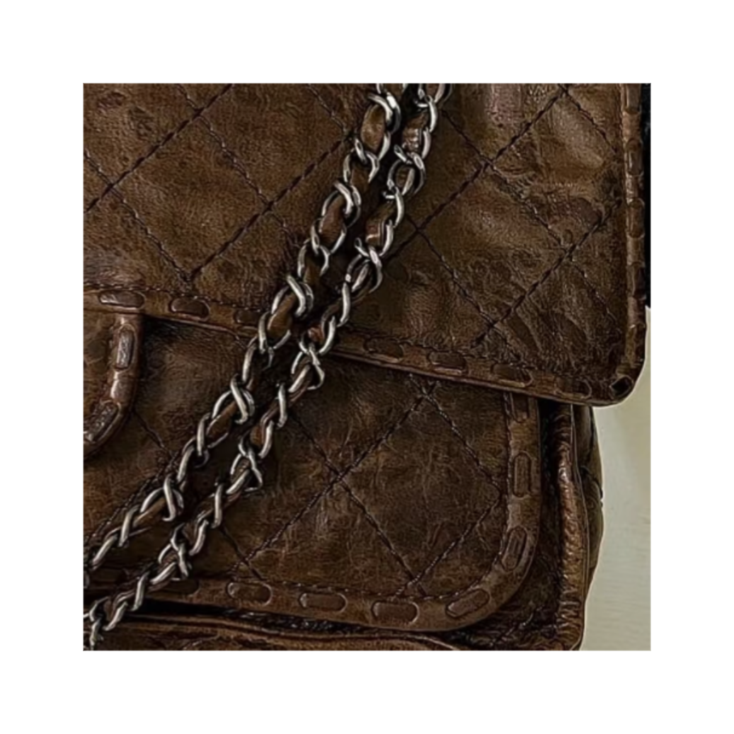 满意的礼物-中古棕-臻选时尚百搭单肩手拎女包