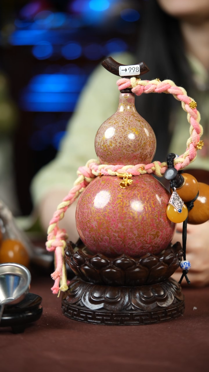 【闪购商品】998号400ml左右的非遗漆器酒葫芦