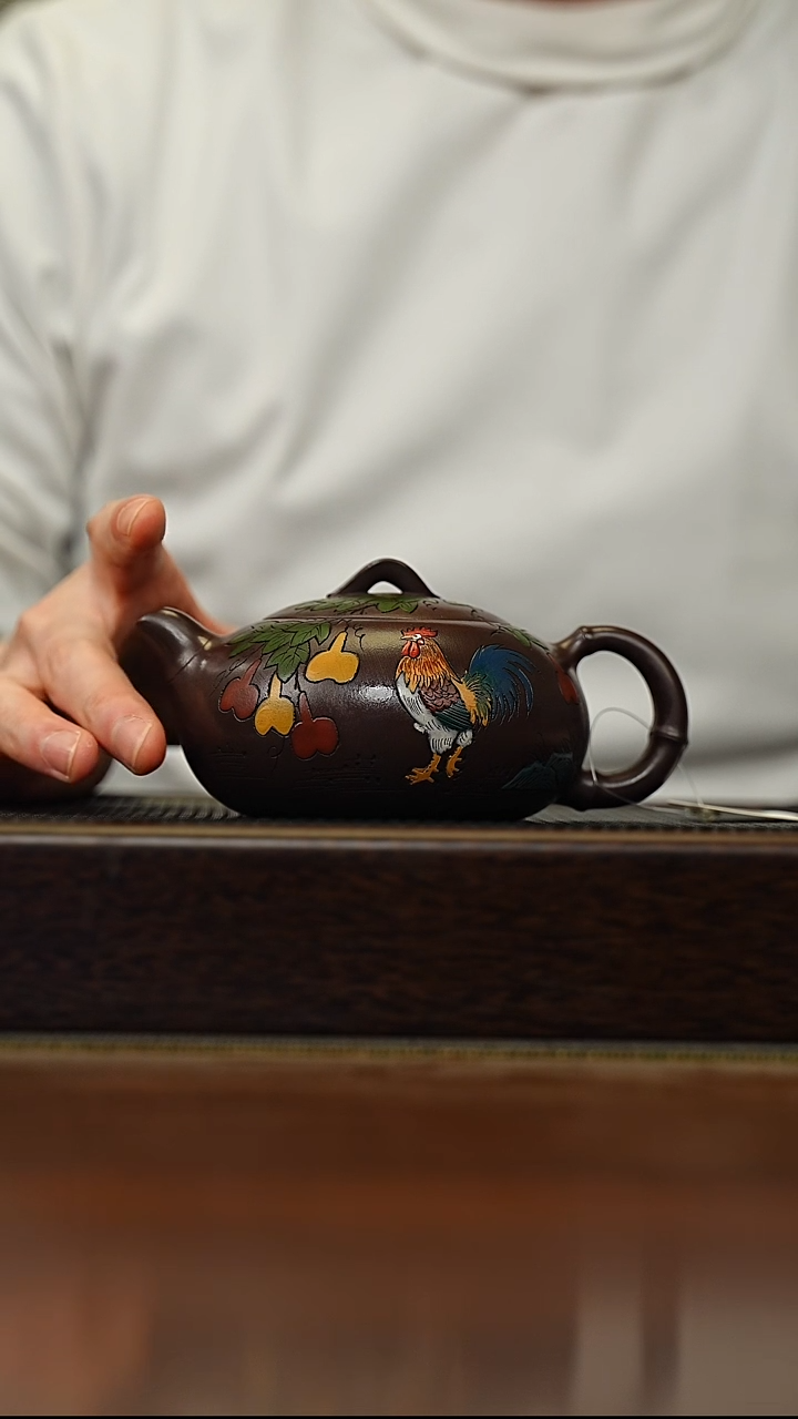 茶壶紫砂宜兴原矿 手工 紫砂壶容量280CC