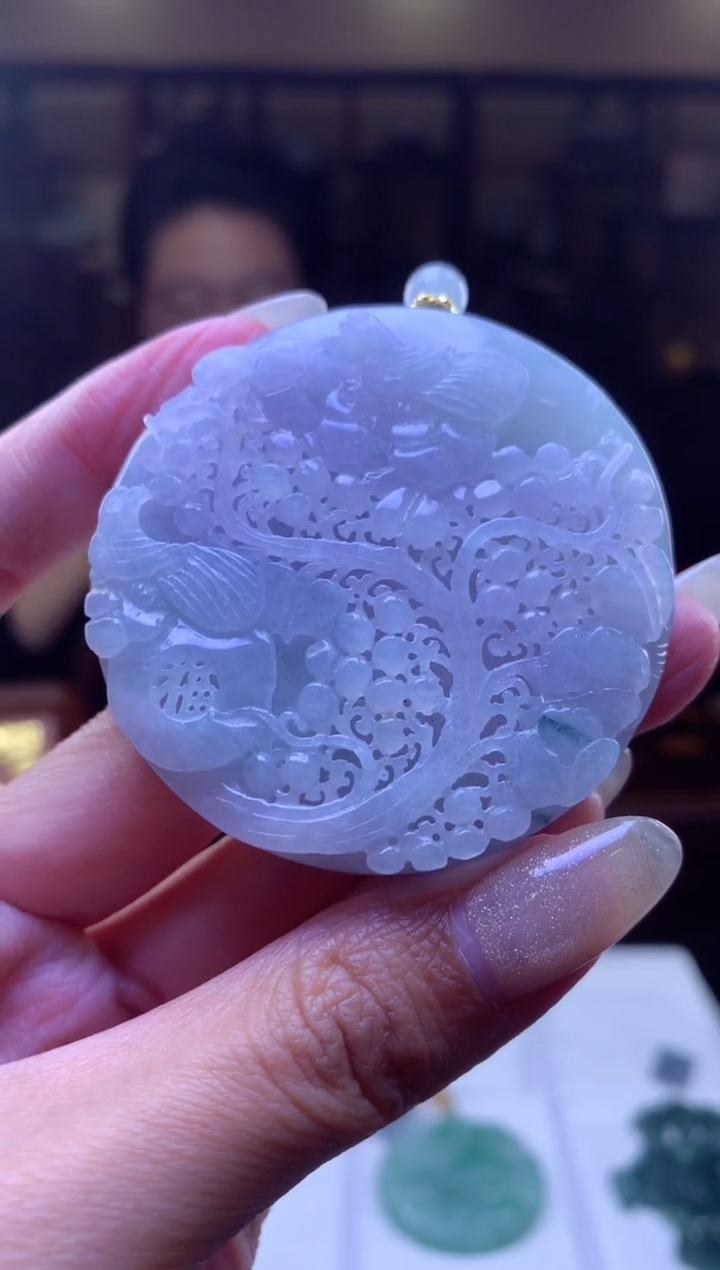 【闪购商品】定制翡翠未镶嵌挂件发货（拍一发一）