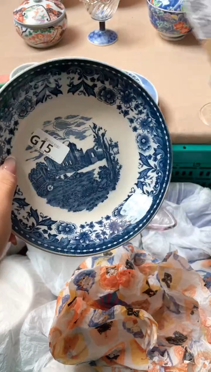 瓷片财*瓷器瓷器G15