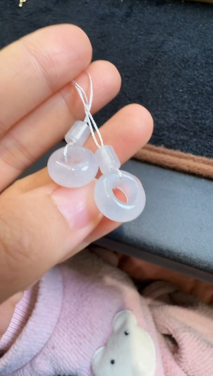 【闪购商品】翡翠耳饰未镶嵌00000799