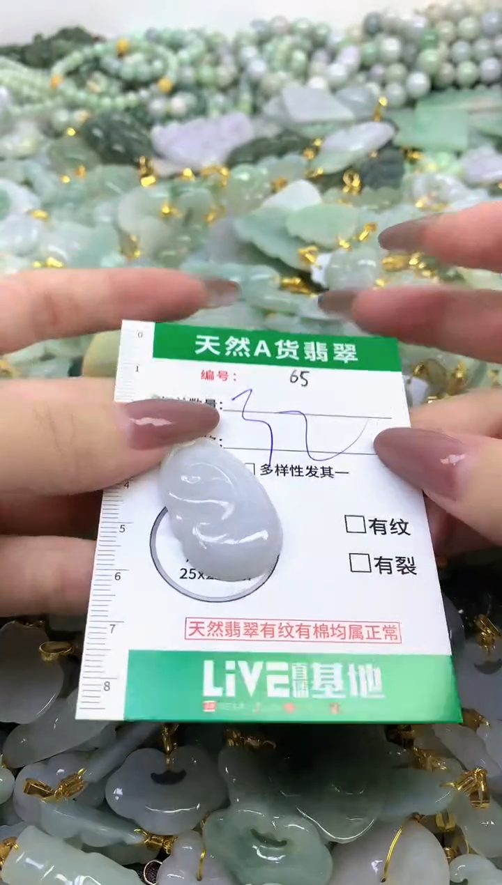 颈饰未镶嵌翡翠天然缅甸A货翡翠