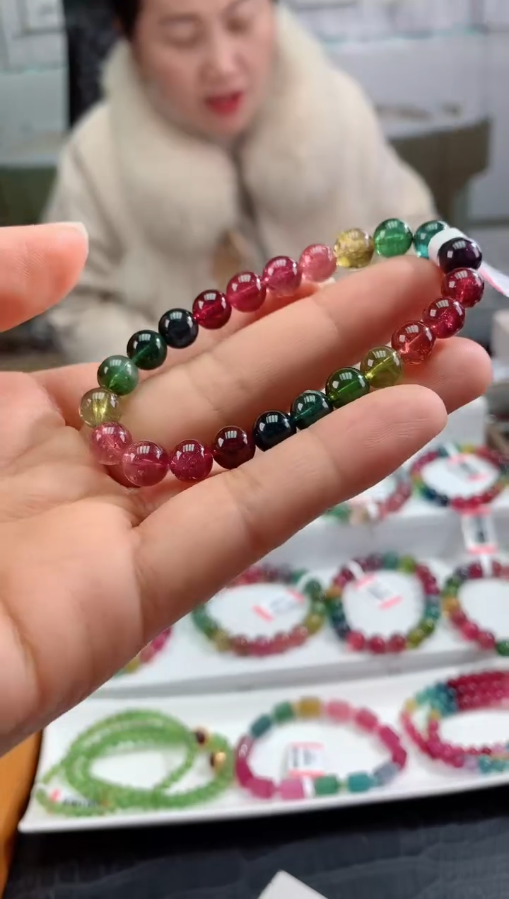 【闪购商品】碧玺手链未镶嵌多样性发一条