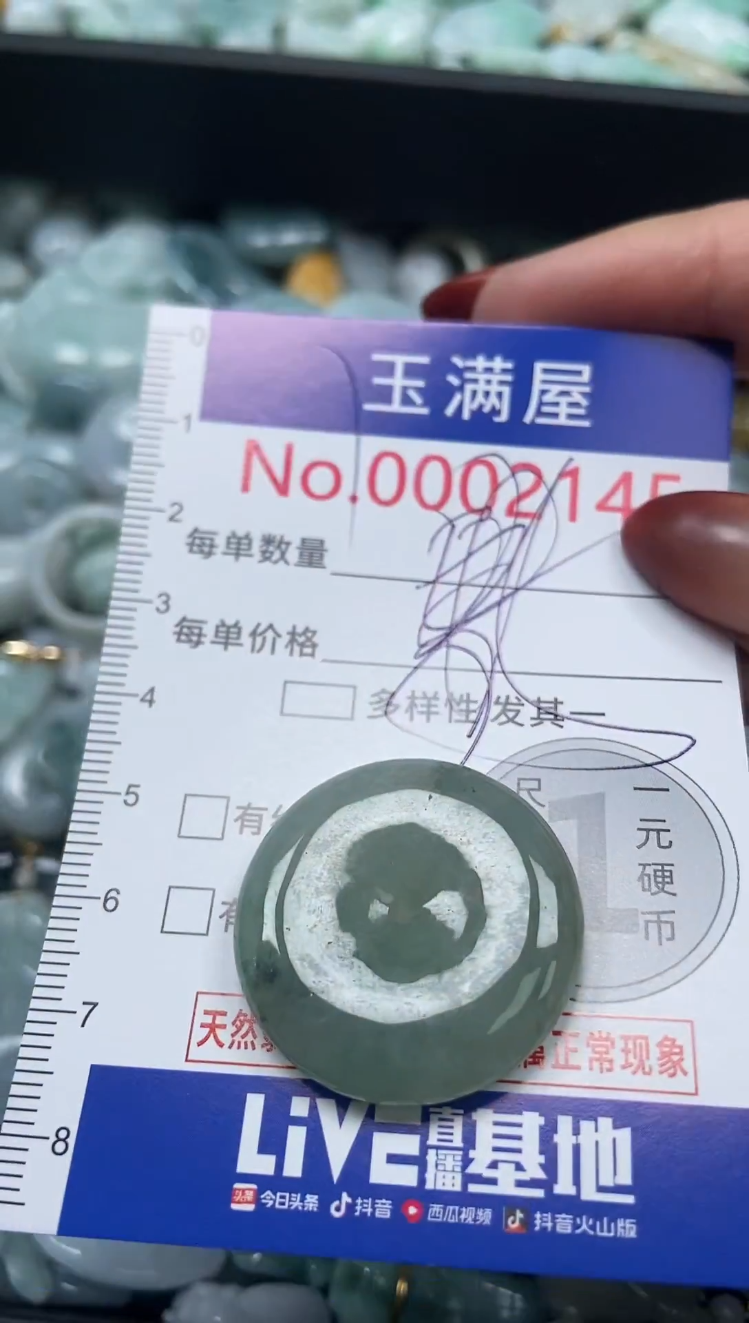 颈饰未镶嵌翡翠2145