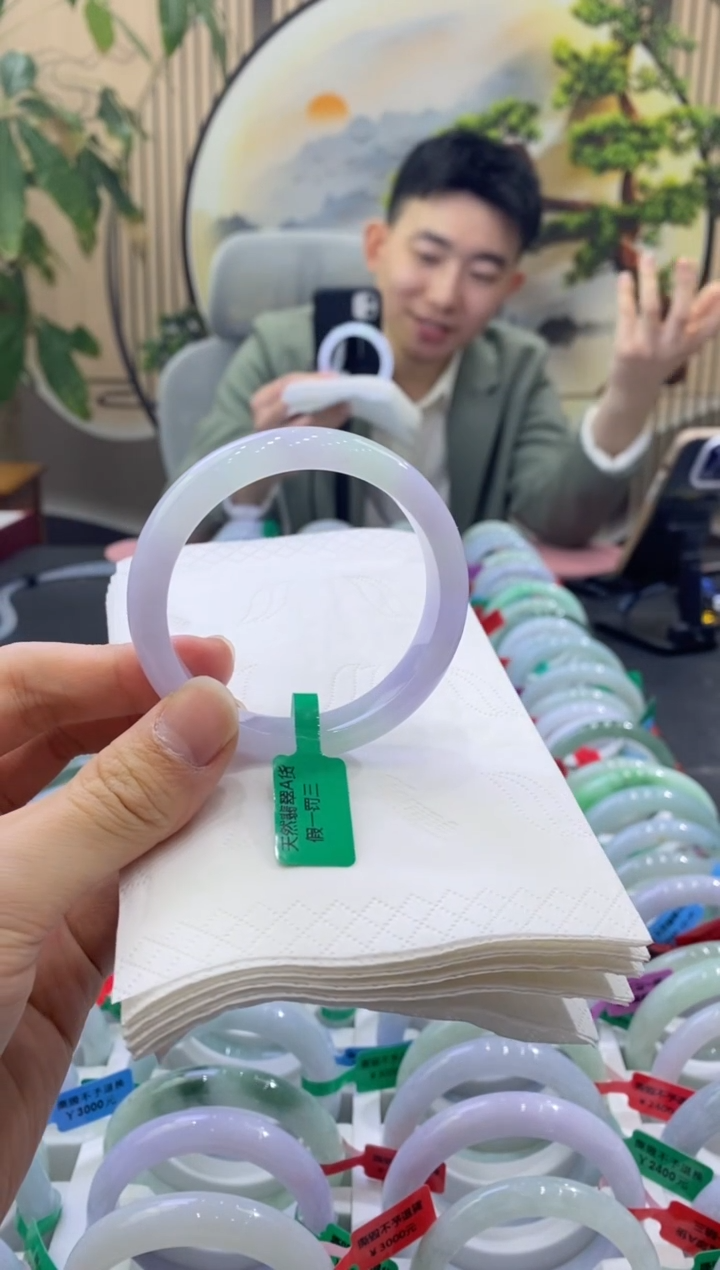 未镶嵌手镯翡翠1596