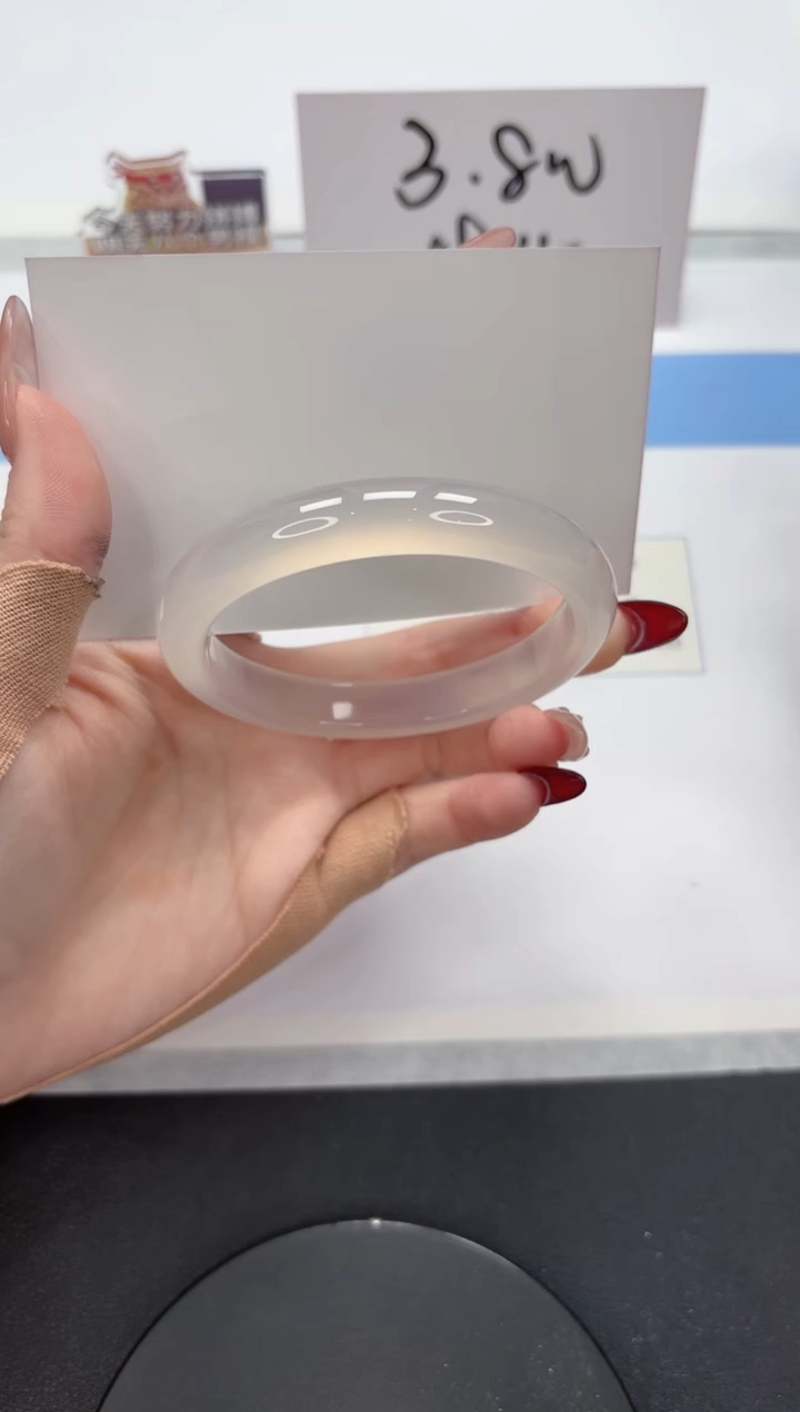 【闪购商品】石英质玉手镯未镶嵌A326-58.5