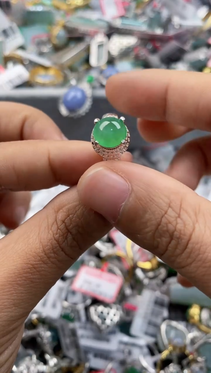 未镶嵌戒指翡翠222      8