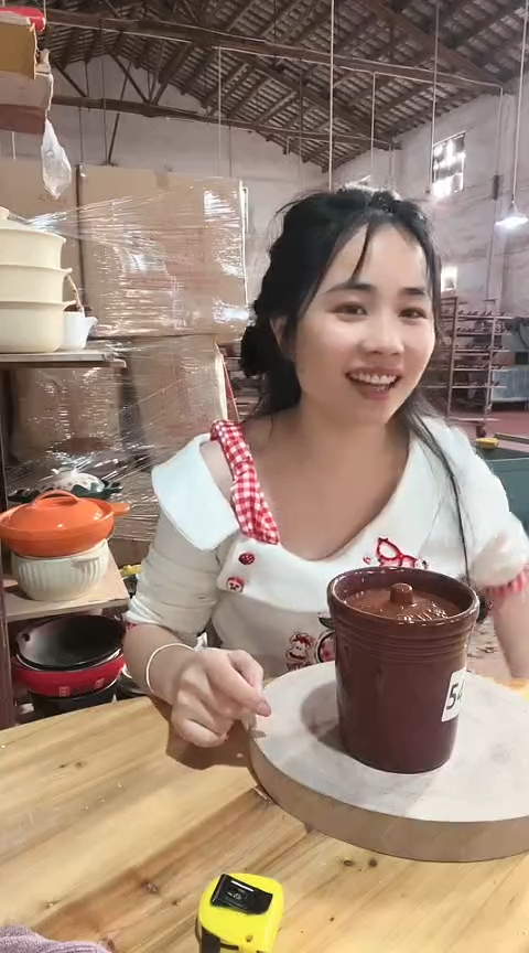 陶瑕疵红泥罐不可明火