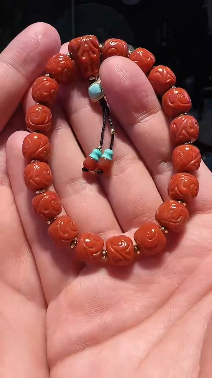 【闪购商品】南红玛瑙手串未镶嵌单圈