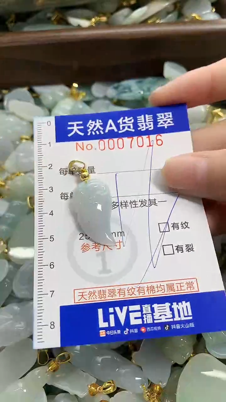 颈饰未镶嵌翡翠天然A货翡翠