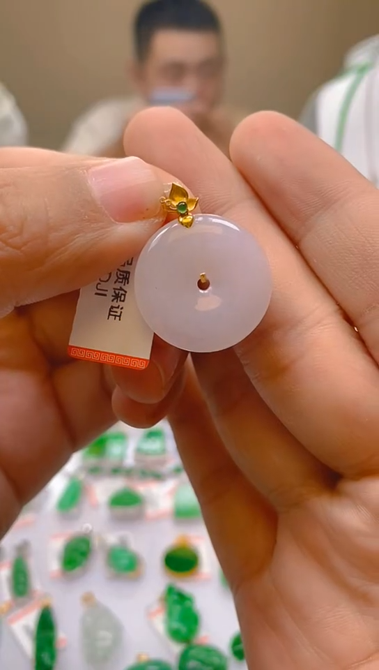 【闪购商品】翡翠颈饰18K金镶嵌新号开播，全场乱卖