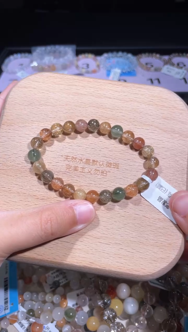 水晶手链未镶嵌7 号多样性发货一H 7+
