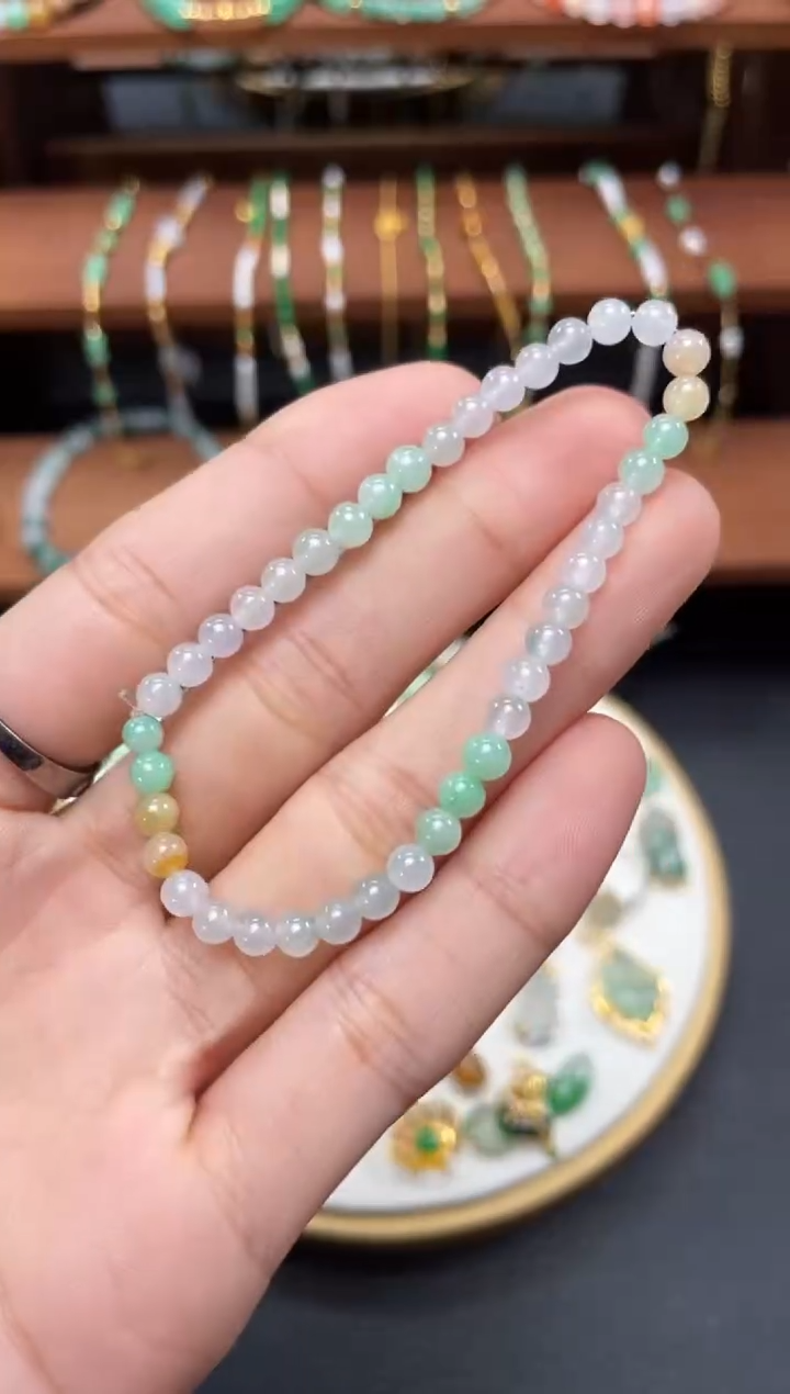 【闪购商品】翡翠套链未镶嵌一个   JK165