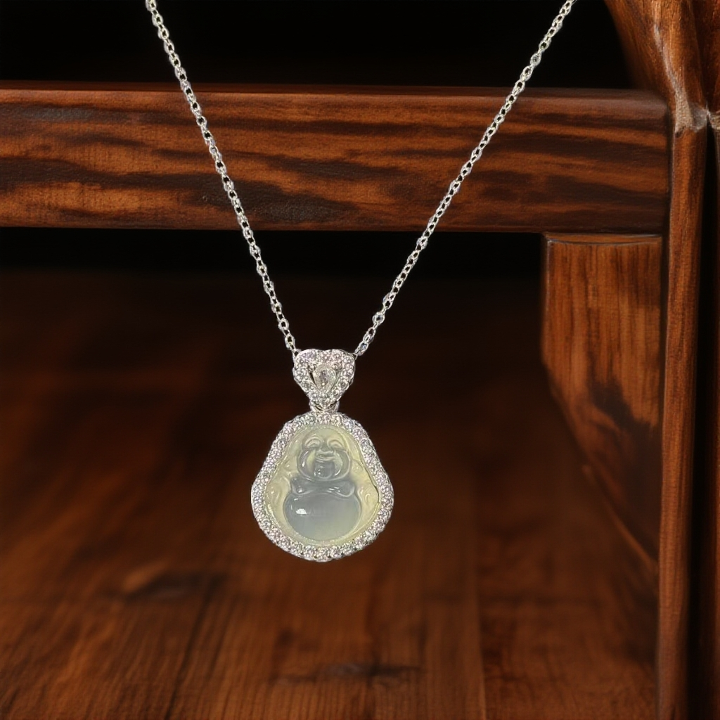 【抓紧处理】定制重工款气质风年味生肖挂饰 B751 佛公项链