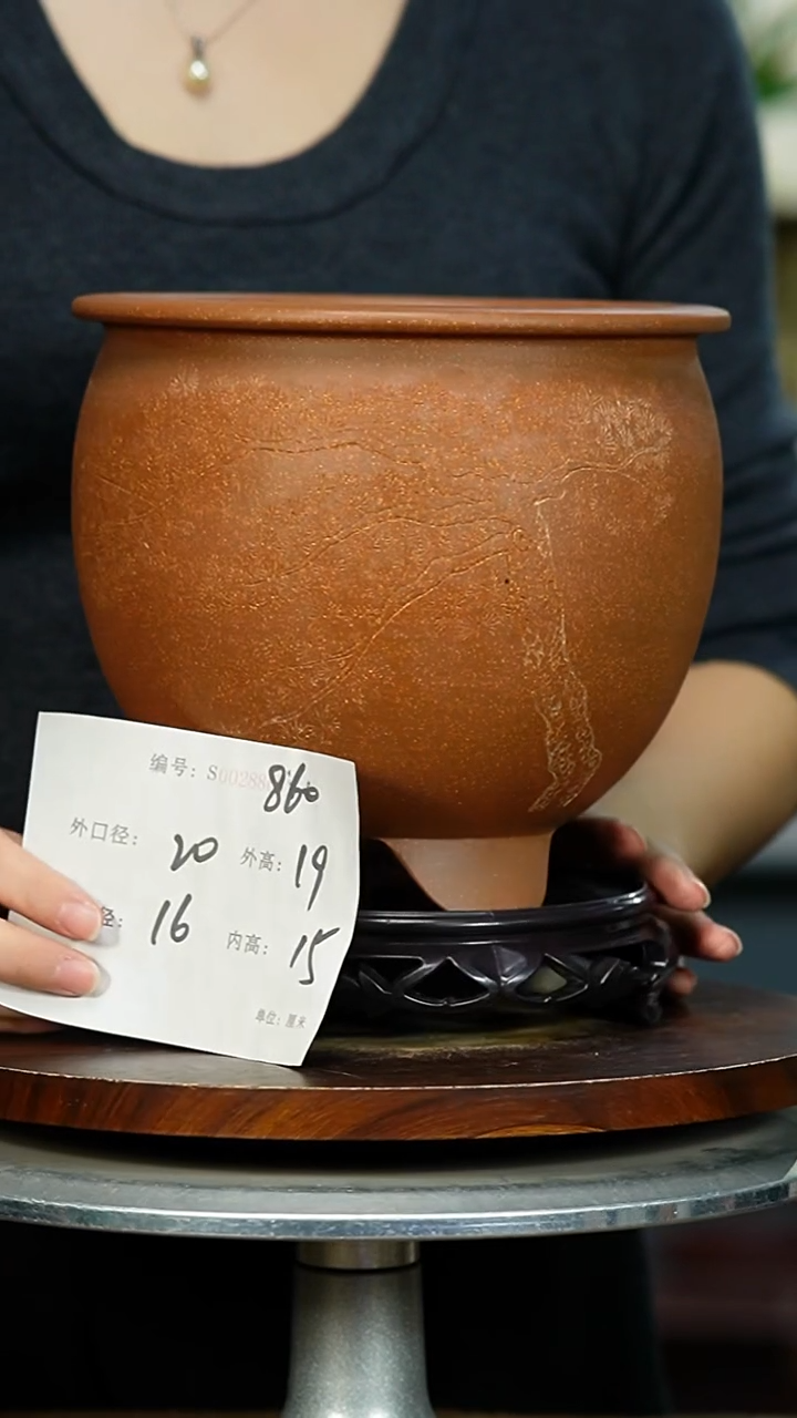 紫砂花盆860+S紫砂花盆紫砂